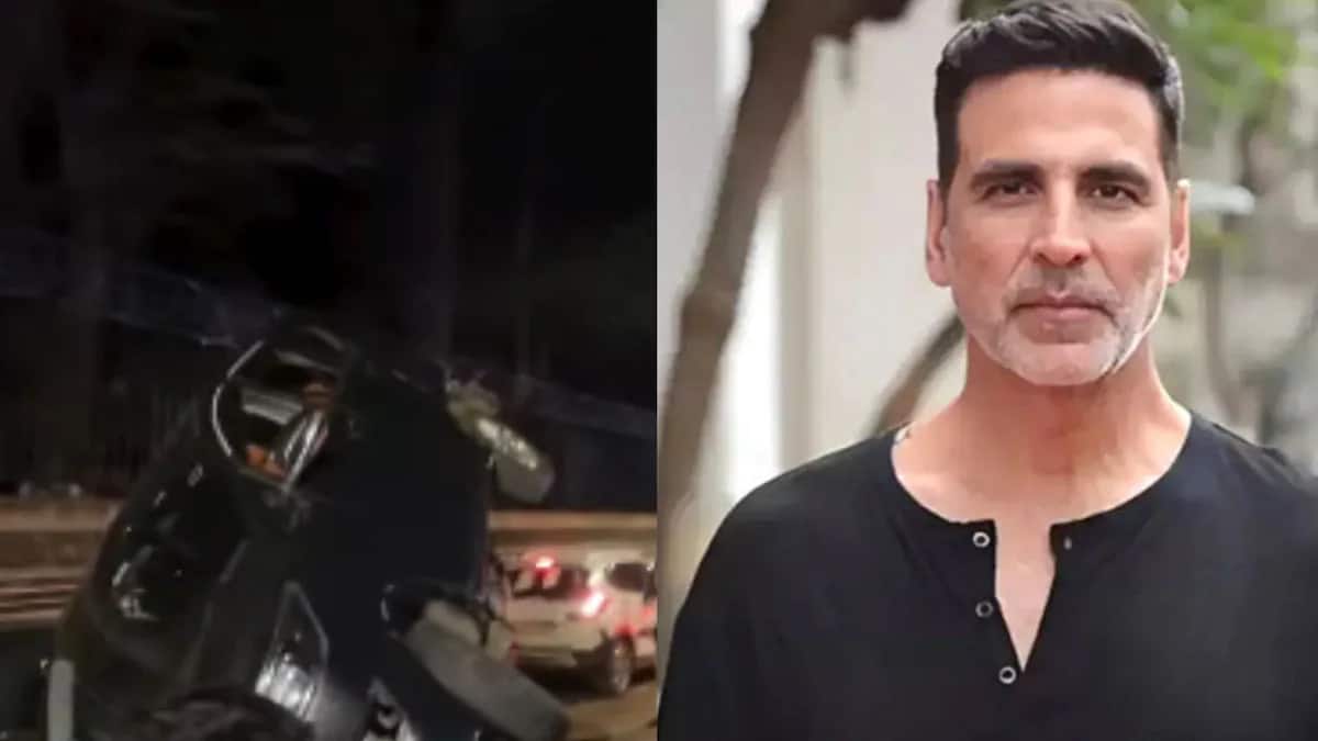 Akshay Kumar's security vehicle involved in accident in Mumbai; one injured as video surfaces online: WATCH