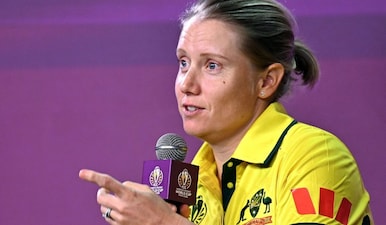 Alyssa Healy will walk out a final time for Australia in a Test match against India in March. Image: AFP