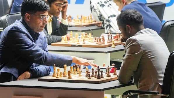 Tata Steel Chess India: Viswanathan Anand in joint lead with Nihal Sarin despite loss to Arjun Erigaisi