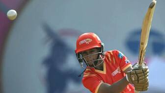 Anushka Sharma slammed 30-ball 44 in her debut WPL match. Image: AFP