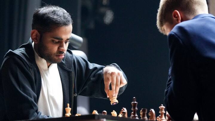 Arjun Erigaisi outsmarts Viswanathan Anand in Tata Steel Chess India Blitz to take second spot Arjun Erigaisi outsmarts Viswanathan Anand in Tata Steel Chess India Blitz to take second spot