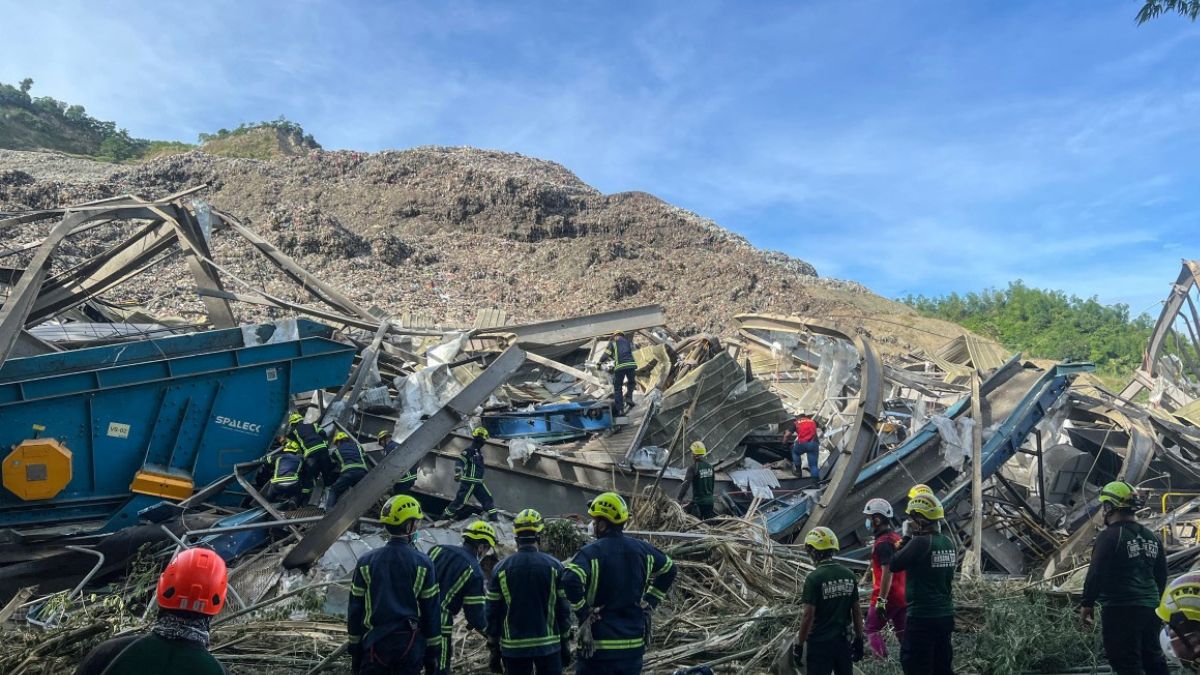 Death toll rises in Philippines landfill collapse as rescue efforts continue Death toll rises in Philippines landfill collapse as rescue efforts continue