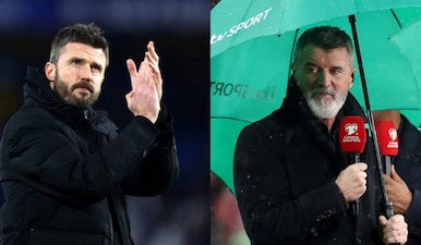 Michael Carrick shares a bad past with former Man United captain Roy Keane. Images: Reuters
