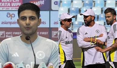 Shubman Gill opens up on team environment ahead of ODI series against New Zealand. Image: BCCI/PTI