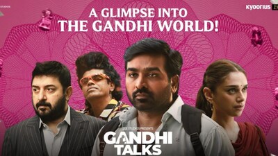 Vijay Sethupathi, Aditi Rao Hydari's 'Gandhi Talks' Teaser: A Silent Film on Greed