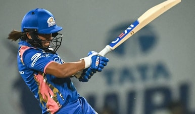 Harmanpreet Kaur was named the Player of the Match for her knock. Image: AFP