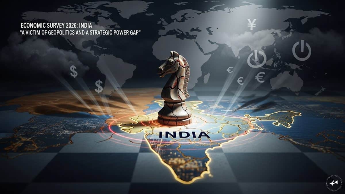Economic Survey 2026 says India ‘a victim of geopolitics and a strategic power gap’