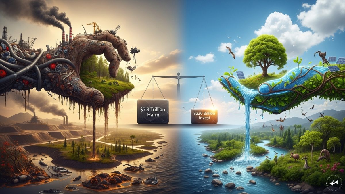 The nature of money: UN says world spends $220 bn protecting nature — and $7.3 tn harming it