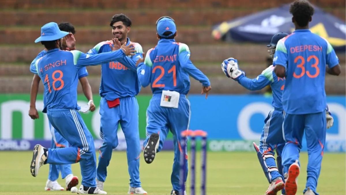 India U19 vs New Zealand U19 Highlights: IND beat NZ by seven wickets in rain-marred encounter