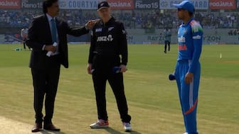 India won the toss and elected to bowl first against New Zealand in 1st ODI. Image: JioStar