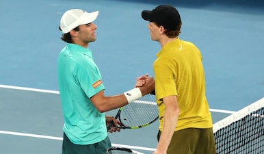Aus Open organisers received criticism from fans for allegedly favouring Jannik Sinner. Image:" AFP