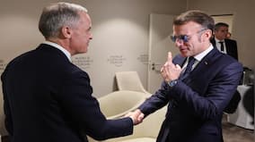 Why Macron’s Davos look has sparked speculation over his marriage