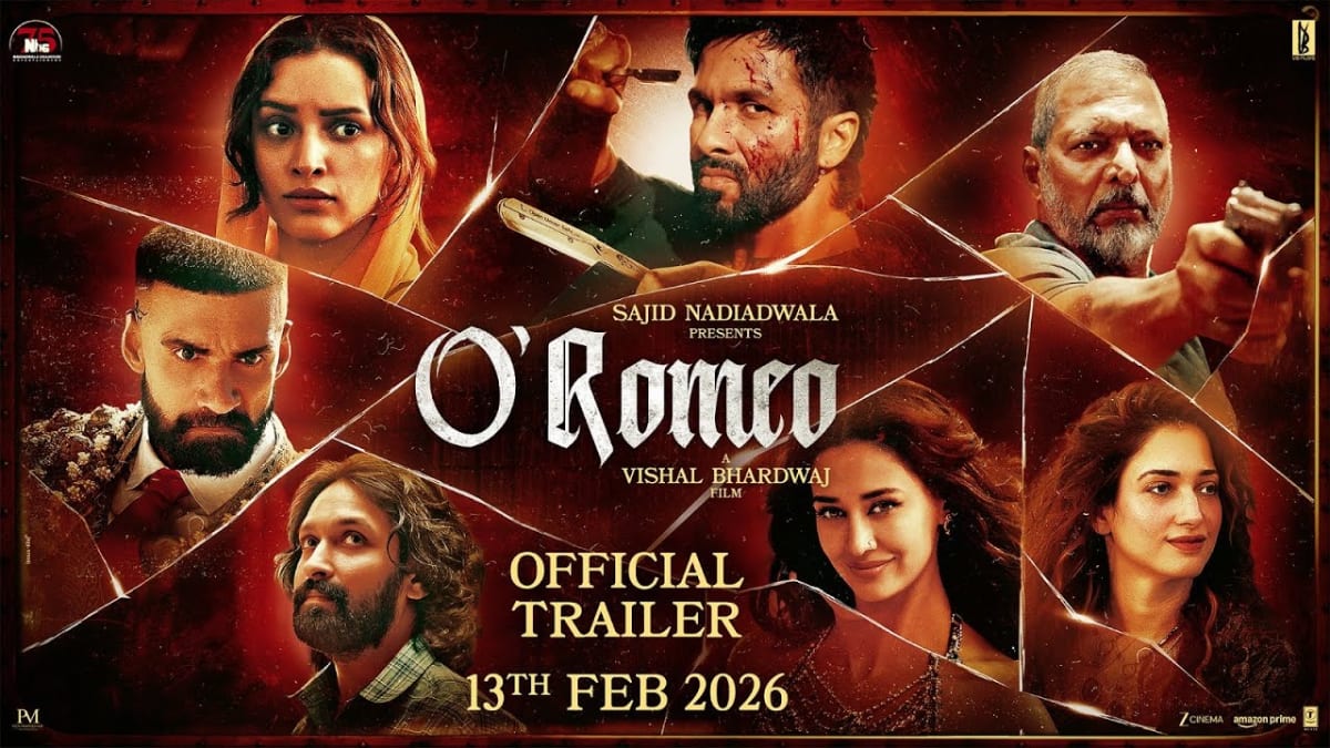 Vishal Bhardwaj's 'O'Romeo' Trailer Review: Shahid Kapoor and Triptii Dimri share fiery chemistry but Avinash Tiwari steals the show