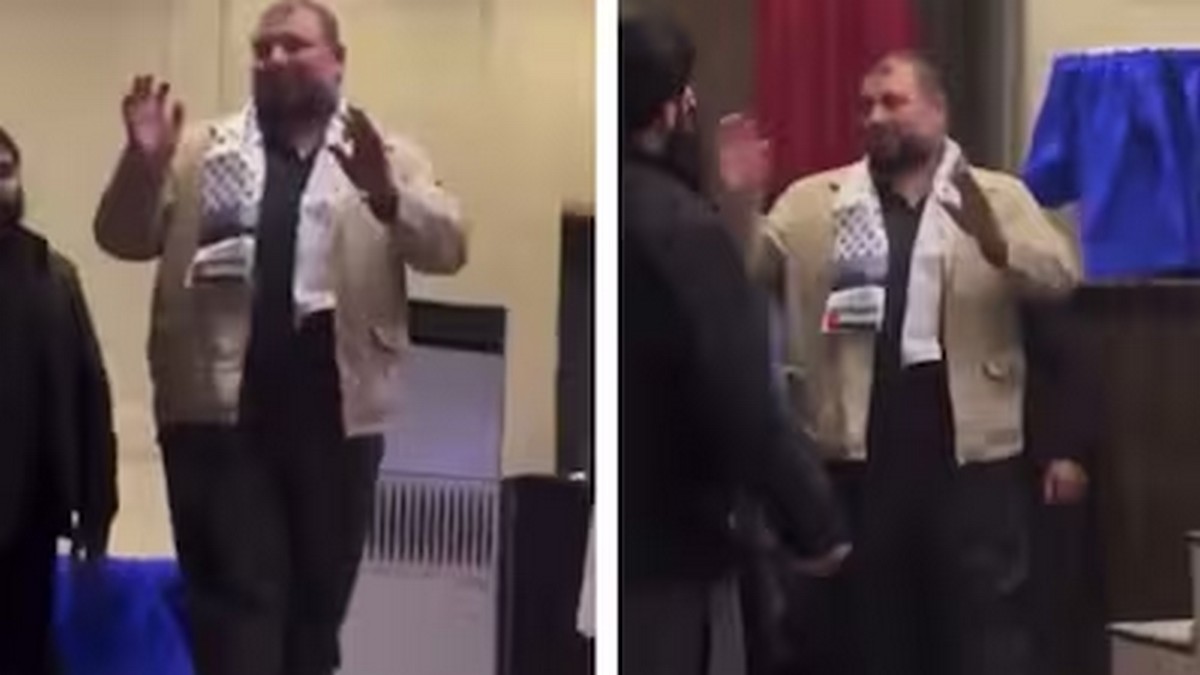 Pakistan invited Naji Zaheer – a special representative of Hamas leader Khaled Mashal – to Pakistan, to a Lashkar-e-Taiba (LeT) terror camp in Gujranwala. Image courtesy: New18 Pakistan invited Naji Zaheer – a special representative of Hamas leader Khaled Mashal – to Pakistan, to a Lashkar-e-Taiba (LeT) terror camp in Gujranwala. Image courtesy: New18