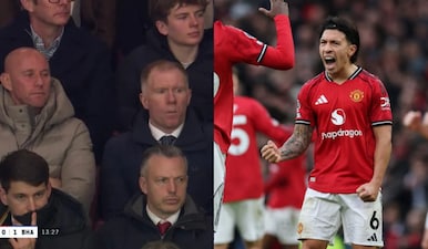Man United legends Paul Scholes and Nicky Butt remain critical of Lisandro Martine despite Man United winning the Manchester Derby. Images: Premier League/Reuters
