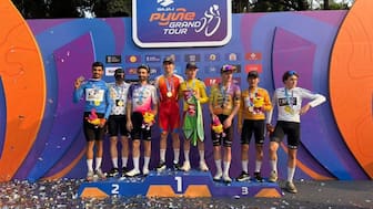 All the winners of Stage 3 of the Pune Grand Tour 2026. Image: Vishal Tiwari/Firstpost