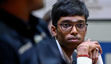 Praggnanandhaa finished sixth in both Rapid and Blitz of Tata Steel Chess India 2026. Image: AFP