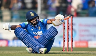 Ruturaj Gaikwad adjusted into the middle order role with a fine century against South Africa last month. AFP