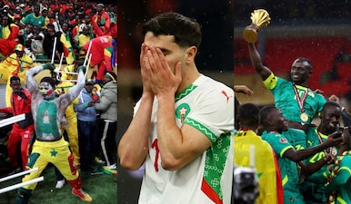 The Senegal vs Morocco AFCON final was full of drama and controversies as Sadio Mane's side emerged as the champions. Images: Reuters