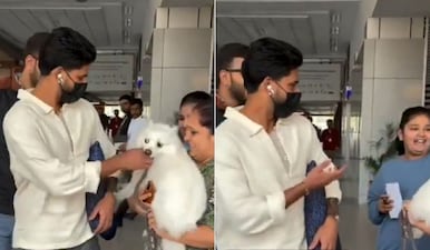 Shreyas Iyer escaped without any injury and was seen smiling after the incident. Image: X