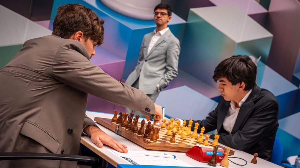 Indians struggle while Sindarov joins Nodirbek for co-lead after Round 11 of Tata Steel Chess Masters
