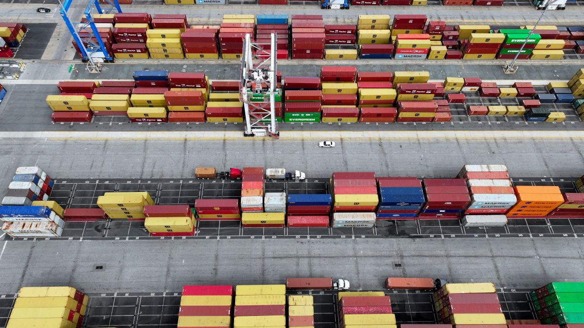 A drone view shows containers at the Port of Baltimore, Maryland. File image/Reuters A drone view shows containers at the Port of Baltimore, Maryland. File image/Reuters