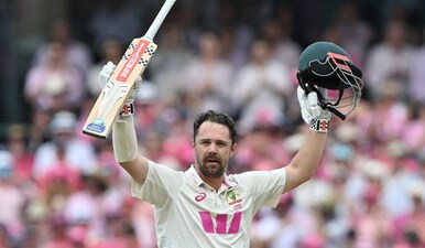 Travis Head was promoted as an opener in this series and is likely to continue in the position after the Ashes ends. Image: AFP