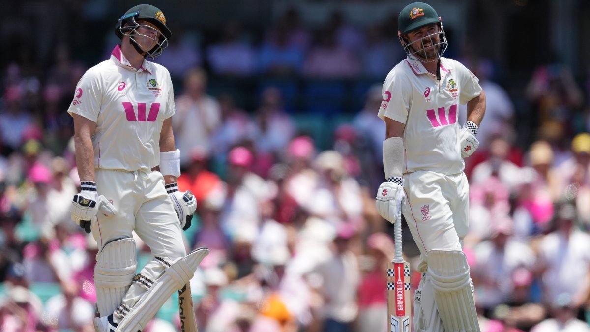 Australia's Travis Head, right, watches a third umpire video review to confirm his dismissal with teammate Steve Smith during play on day three of the fifth and final Ashes cricket test between England and Australia in Sydney, Tuesday, Jan. 6, 2026. AP Australia's Travis Head, right, watches a third umpire video review to confirm his dismissal with teammate Steve Smith during play on day three of the fifth and final Ashes cricket test between England and Australia in Sydney, Tuesday, Jan. 6, 2026. AP