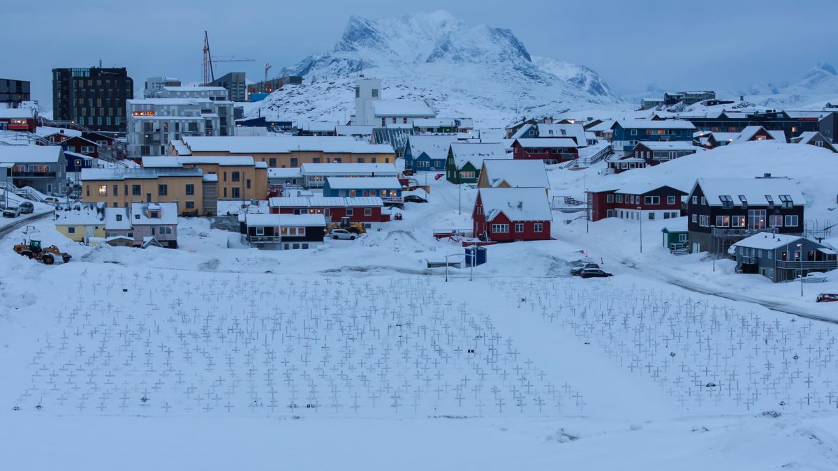 A drone view shows a general view of Nuuk, Greenland. File image/Reuters A drone view shows a general view of Nuuk, Greenland. File image/Reuters
