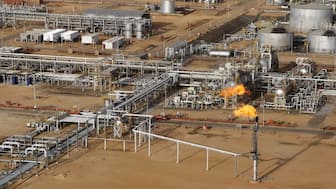 A flame burning natural gas is seen at an heavy-crude treatment plant operated by Venezuela's state oil company PDVSA, in the oil rich Orinoco belt, near Cabrutica at the state of Anzoategui. File image/Reuters