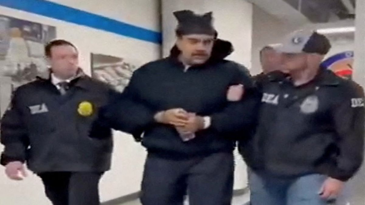 Watch: Handcuffed and escorted Maduro, Venezuela's captured president taken to New York Watch: Handcuffed and escorted Maduro, Venezuela's captured president taken to New York