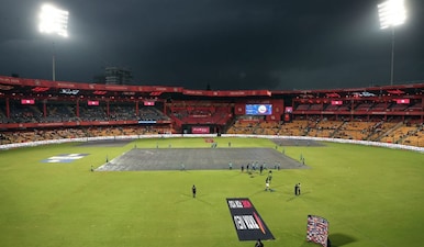 Chinnaswamy Stadium has not hosted any cricket match since the stampede in June last year. Image: Reuters