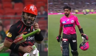 Mohammad Rizwan and Babar Azam have been among the slowest batters this season. Image: BBL