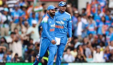 Virat Kohli and Shubman Gill will next be seen in the 3rd ODI on Sunday. Image: Reuters