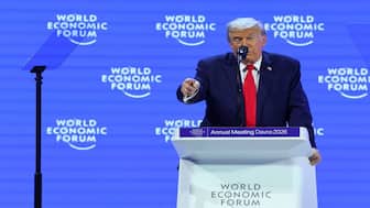US President Donald Trump attends the 56th annual World Economic Forum (WEF) meeting in Davos, Switzerland, January 21, 2026. Image: Reuters/Denis Balibouse