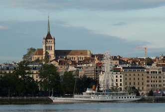 The St. Pierre Cathedral is seen early morning near Lake Leman in Geneva, Switzerland. File image/Reuters