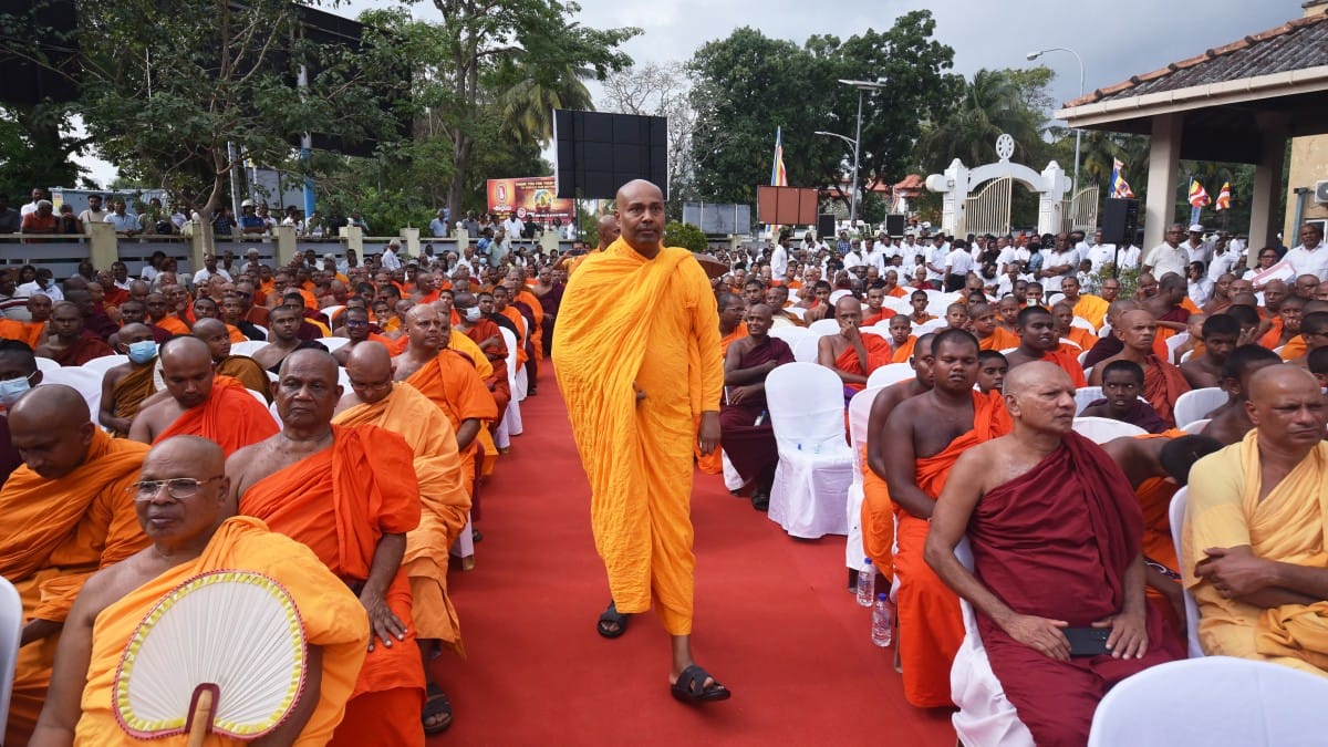 Sri Lanka: Buddhist monks rally in Colombo against disrespect of religion