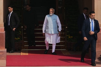 The Modi government’s deft diplomacy to ensure energy supply to India through the Strait of Hormuz, where Iran has imposed a blockade to prevent movement of ships, and purchasing Russian oil without American sanctions are no mean feats and indubitably diplomatic triumphs. File image/AP 