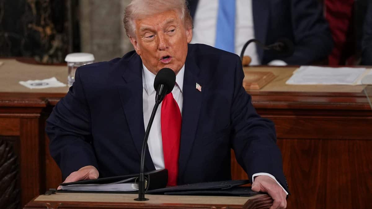 Trump delivers the longest State of the Union speech. Who held the record before him?