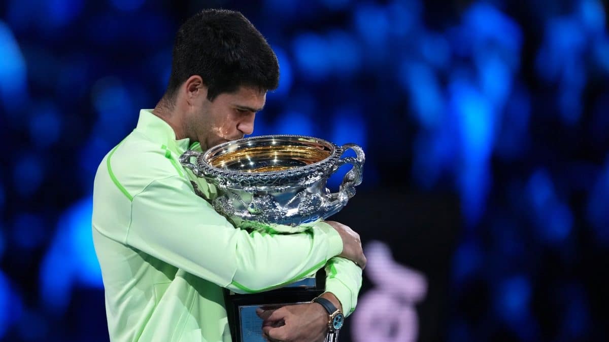 'Historic, legendary': Carlos Alcaraz denies Novak Djokovic to win maiden Australian Open title