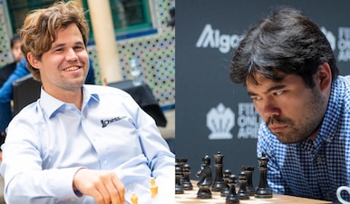 Hikaru Nakamura claimed that he was better than Magnus Carlsen at this one format and the world No 1 agreed. Images: FIDE/World Chess