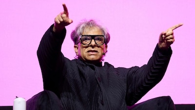 Deepak Chopra gestures as he speaks during the opening day of SXSW London at Shoreditch Town Hall in London, UK, June 2, 2025. File Image/Reuters