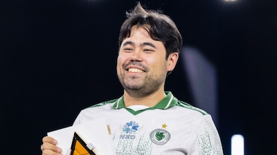 Hikaru Nakamura had represented Team Falcons at the 2025 Esports World Cup, finishing third after beating Arjun Erigaisi in the playoff. Image credit: Esports World Cup