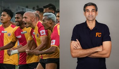 FanCode believes ISL has potential to became a favourite all football loving fans in India. Images: PTI/FanCode