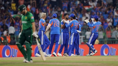 Team India struck four times inside the powerplay after setting Pakistan a challenging 176 to win in their T20 World Cup Group A clash in Colombo. Reuters