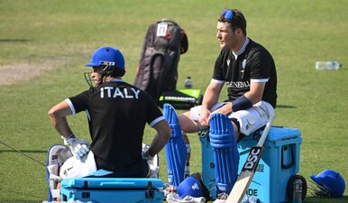 Italy cricket team are set to play their first ever World Cup game on Monday. AFP
