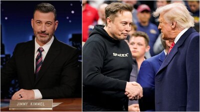 एपस्टीन फाइलों में ट्रंप, मस्क का नाम: जिमी किमेल ने ली चुटकी, 'मेलानिया डॉक्यूमेंट्री में नहीं था'