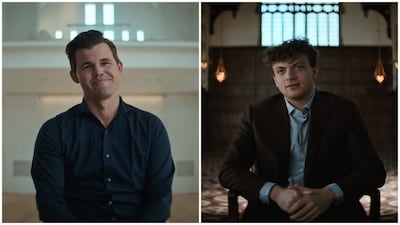 Magnus Carlsen and Hans Niemann share their side of the story in the upcoming Netflix documentary on the 2022 Chess Cheating Scandal. Image credit: Netflix