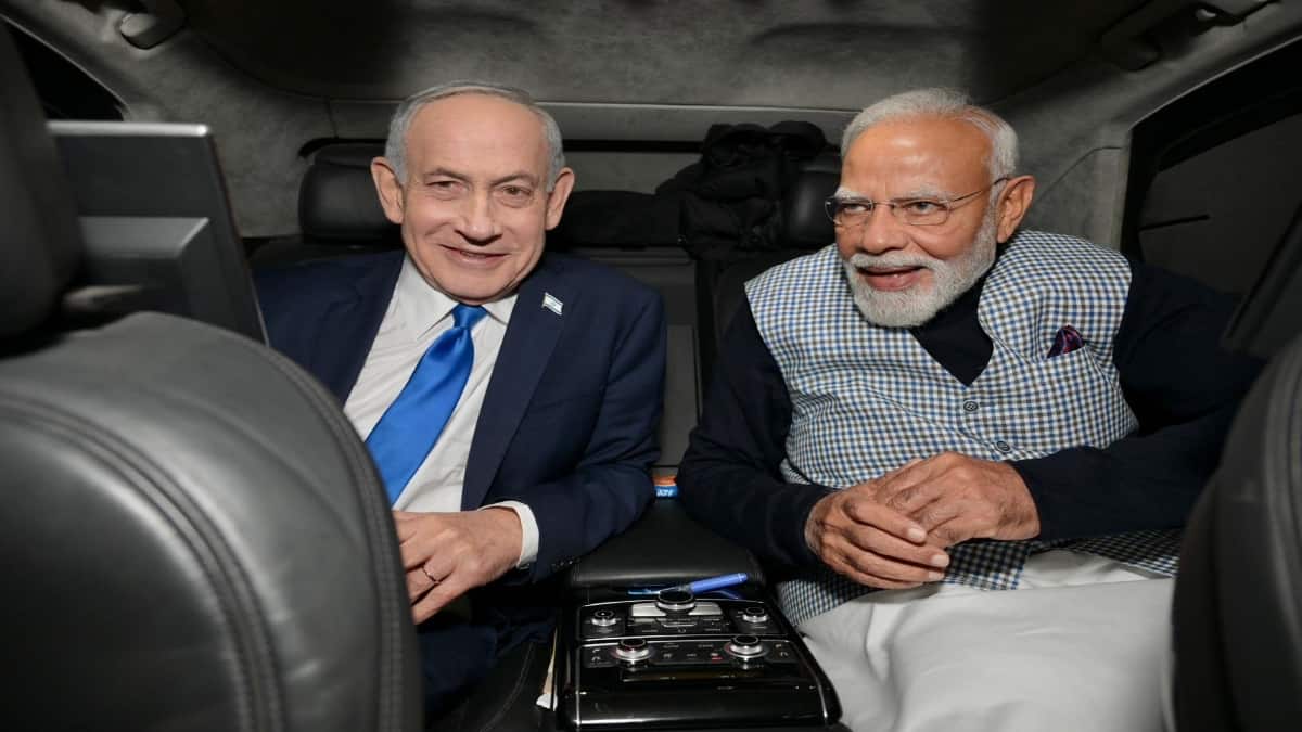 PM Modi, Netanyahu share car ride to tech exhibition, highlighting close ties