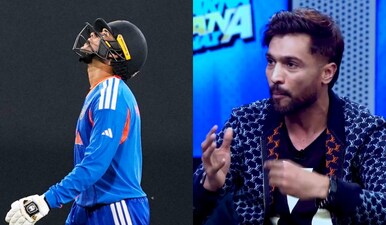 Mohammad Amir has been one of the biggest critics of Indian opener Abhishek Sharma. Images: AP/Geo News